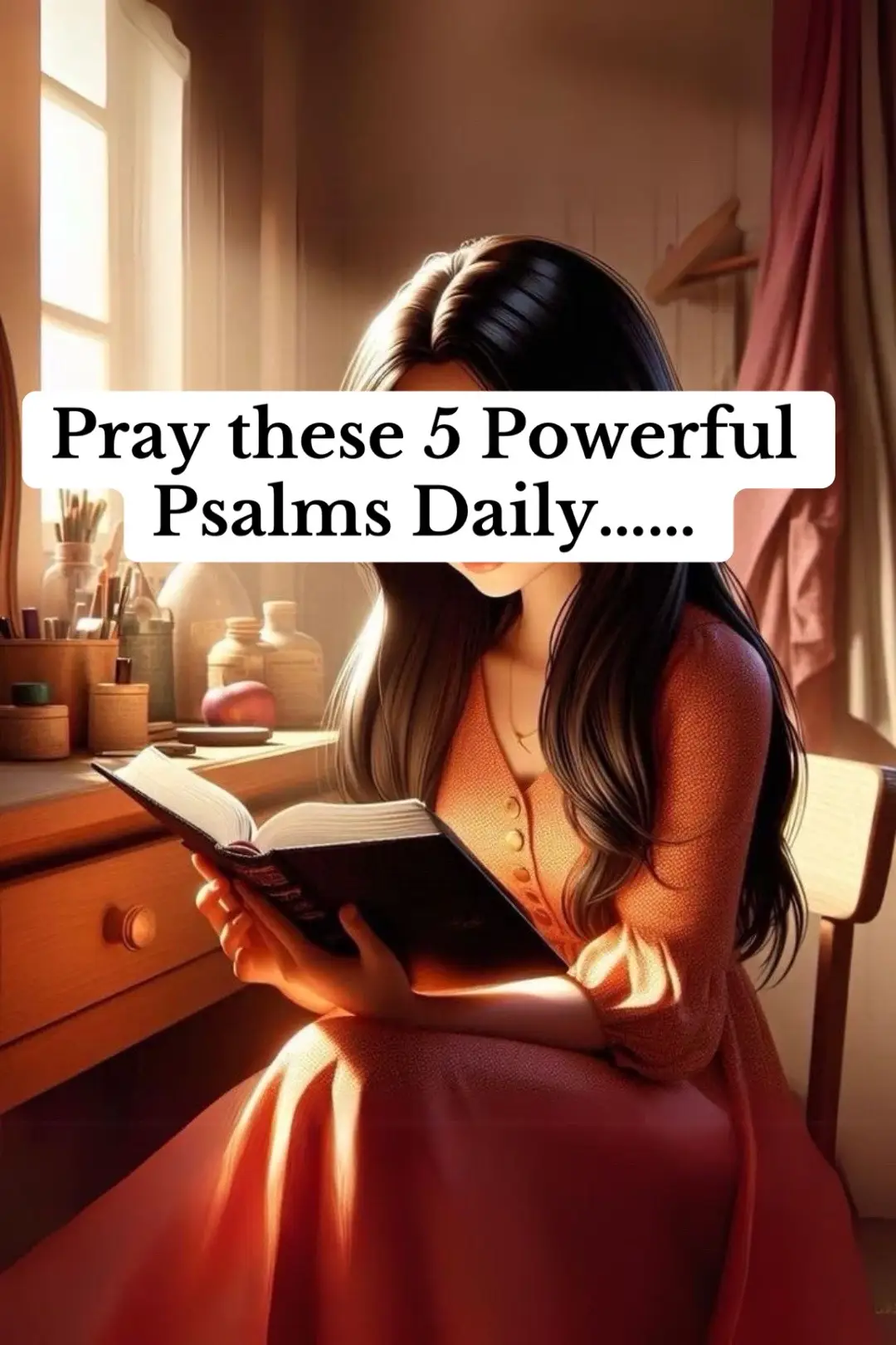 #Prayer #ChristianTikTok #Psalms #Viral #Faith   These 5 Psalms are not just beautiful words—they are a source of divine guidance, protection, and healing. When prayed regularly, they strengthen your faith, bring peace to your heart, and align your life with God’s purpose. Make these Psalms your daily spiritual armor and experience the breakthrough, favor, and blessing that come from walking closely with Him. Which Psalm will you start praying today? Comment below and share this with someone who needs God’s protection and favor! Follow, Like , share for more bible scriptures daily 