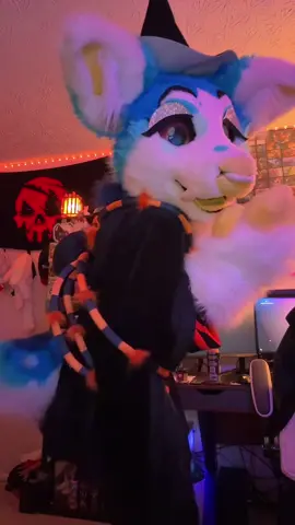 SPIDEERRRRRRR 🕷️  Happy Halloween!! 🎃  #furry #furryfandom #fursuit #halloween #cosplay 