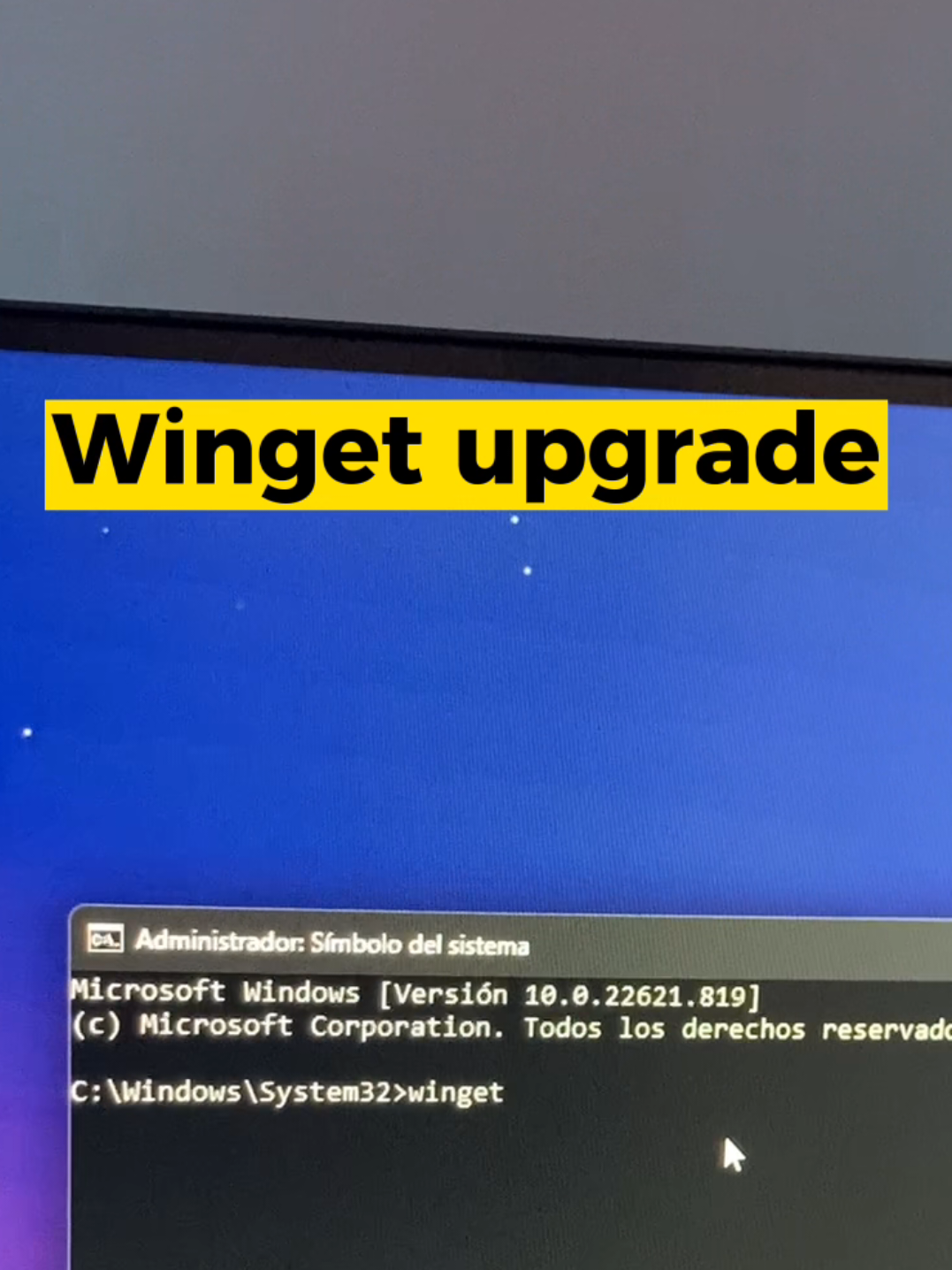 ¿Sabías que puedes actualizar todos tus programas desde consola con Winget? 💻 winget upgrade --all Rápido, limpio y sin instaladores molestos 👌