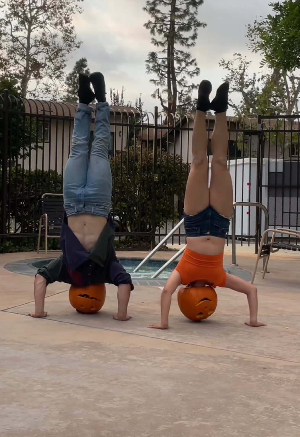 Halloween Acro Yoga Challenge 🎃