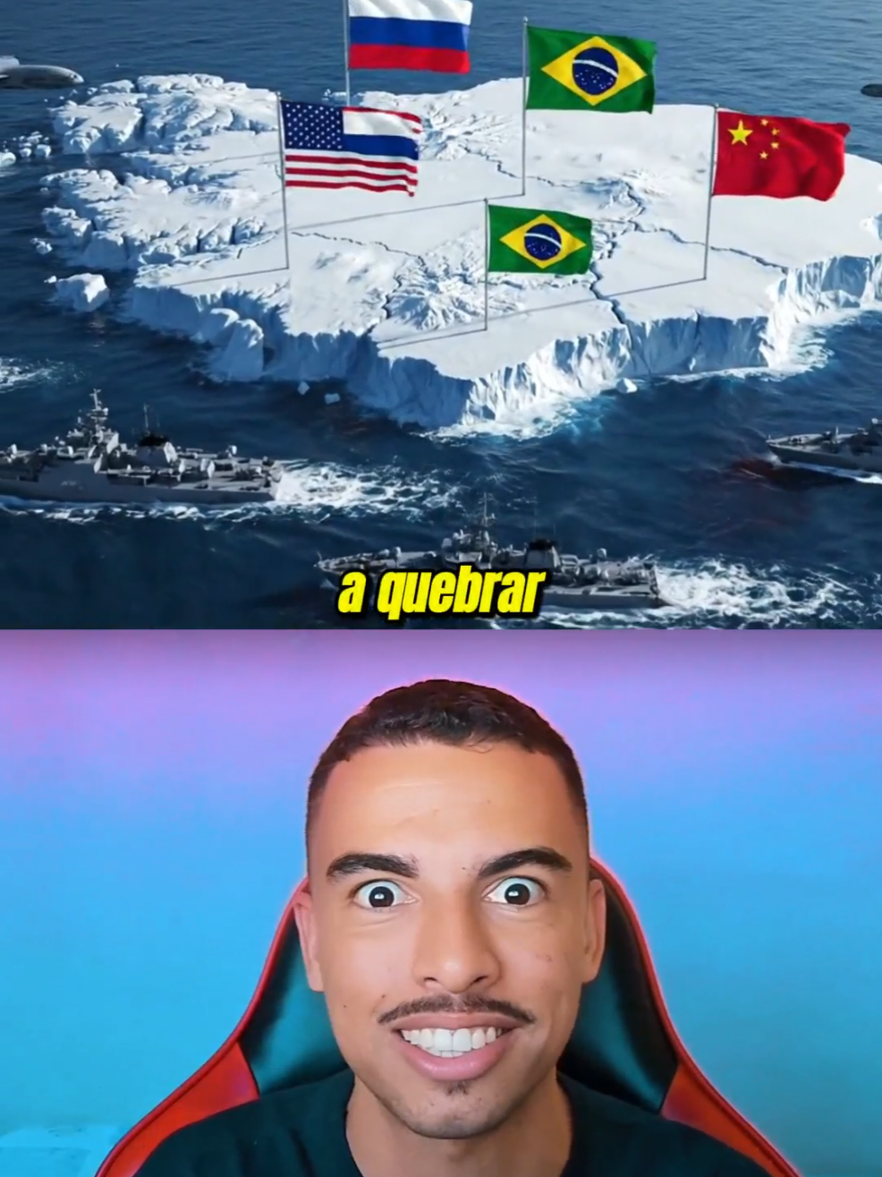 Por que nenhum exército pode pisar na ANTÁRTICA?   #curiosidades #historia #paises #vocesabia 