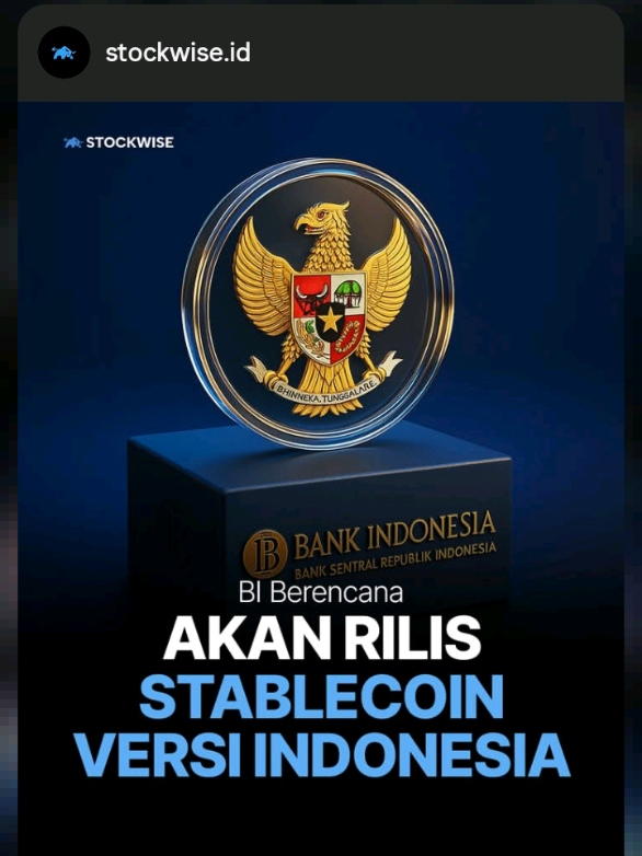 inilah tujuan di terbitkan nya stebelcoin rupiah #stockwise #andryhakim 
