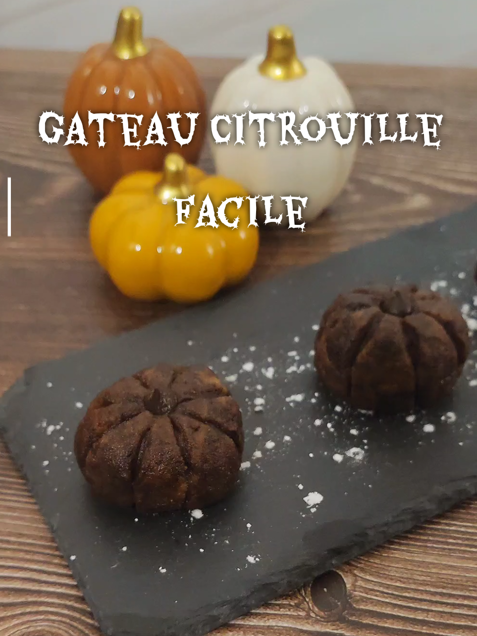 Recette citrouille au chocolat 🍫  #gateauhallowenn #recettehalloween #halloweenfood #halloweenfoodideas #pumpkincake 