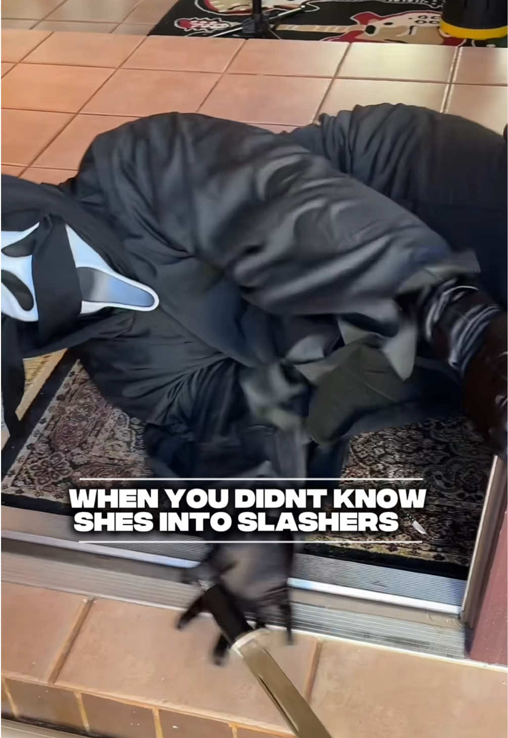 Wait ! Ma’am wait I don’t wanna go!! #fypシ #funny #comedy #relatable #ghostface 