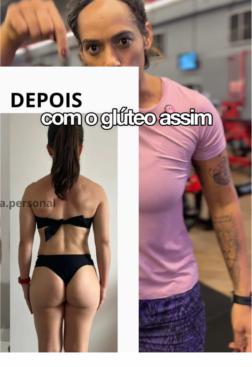 Como deixar o seu glúteo mais empinado e mais definido?  Uma das estratégias que uso e recomendo é fazer exercícios de ativação antes dos exercícios de força, para levar mais estímulos para o glúteo.  Principalmente se você trabalha sentada.  #treino #malhar #treinofeminino #academia #dieta 