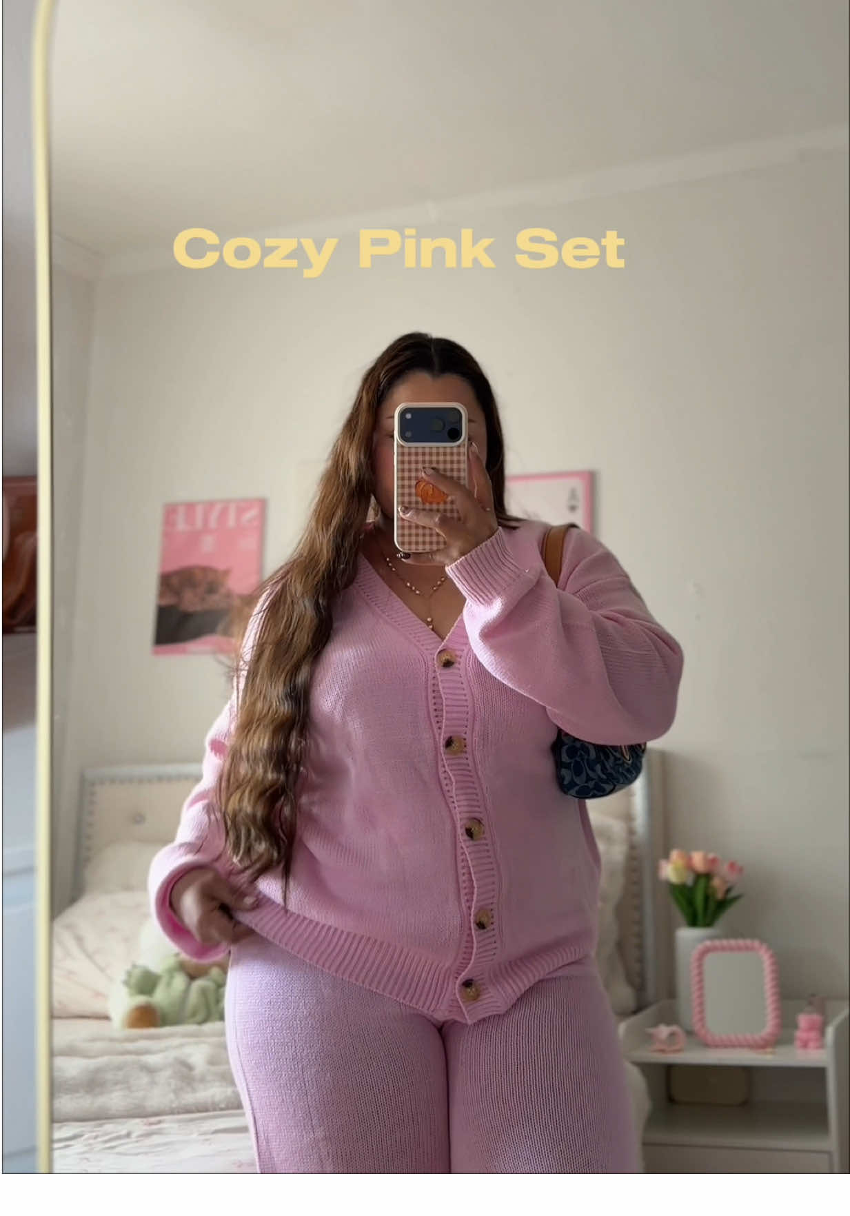 The perfect pink set for this winter #pijama #cozy #tiktokshopblackfriday #tiktokshopcybermonday #ootd 