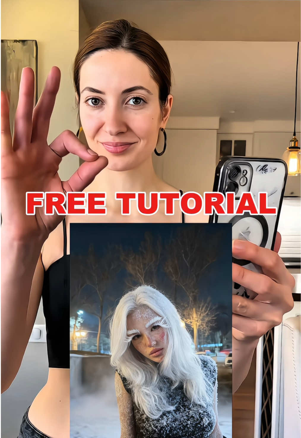 Присоединяйтесь ко мне к последним тенденциям Gemini и создайте вместе фотографии Снежной королевы со спецэффектами. Join the latest Gemini trends with me and create special effects photos of the Snow Queen together.  #capcut #capcutpioneer #capcutforus #Gemini #fyp