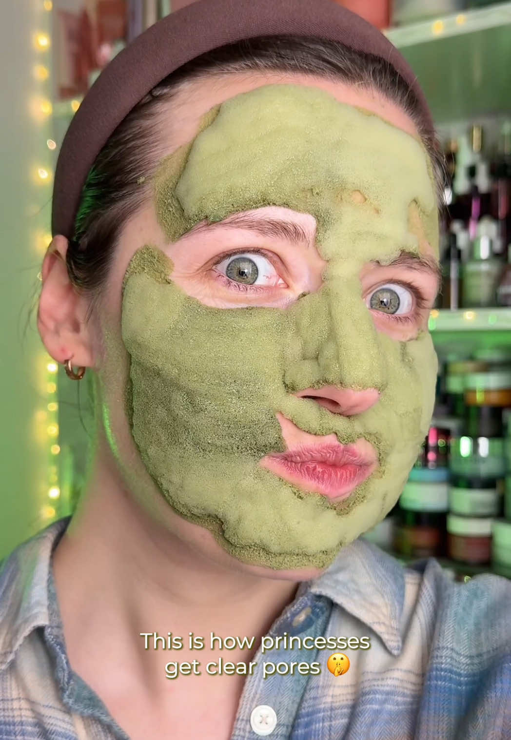 Princess Fiona’s favourite mask 🫧💚 P.Calm Holy Basil Bubble Deep Mask — the viral foaming mask that literally lifts impurities out of your pores 🫧 🌿 Why it’s special: 	•	Micro-carbonated oxygen bubbles gently remove dirt and excess oil 	•	Made with Holy Basil, a natural antibacterial ingredient that calms and purifies the skin 	•	Jeju carbonated water helps detoxify and brighten 	•	100% non-irritating — no artificial colorants or fragrances 	•	Suitable for all skin types, even sensitive ones 💚 + it’s easy to wash off!  It’s like a mini oxygen facial in a jar — just apply, watch the bubbles appear, and rinse off for soft, refreshed skin ✨ #PCALM #Bubblemask #Holybasil #Holybasilbubbledeepmask #PCALMmask @P.CALM @P.CALM 