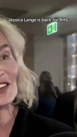 The queen has returned!  Season 13 please be good, please be good, please be good (she's back it'll probably be fantastic) #ahs #americanhorrorstory #jessicalange #ryanmurphy 