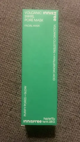 Gifted by Innisfree. Unbox my Innisfree Volcanic Pore Swirl Mask with me! This mask is easy to apply and rinse off. It hydrates my skin, shrinks pores and improves my overall skin tone.  @Innisfree US  @Innisfreeofficial  #innisfreeambassador #INNISFREEUSA #VSMunboxing