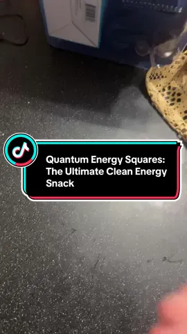 I discuss an energy bar that provides clean caffeine and protein without sugar crashes, offering sustained focus for work, school, or fitness activities.@Quantum Energy Square #falldealsforyoudays #tiktokblackfriday #proteinsnack #quantumenergysquares 