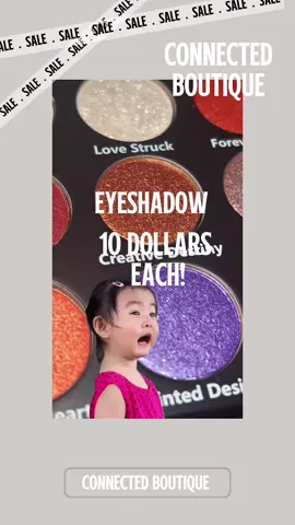 Our eyeshadow palettes are just $10 each — plus single shadows are on sale, too! Now’s the perfect time to grab our ultra-pigmented, creamy shades you’ll love. #beauty #eyeshadow #eyeshadowpalette #makeup 