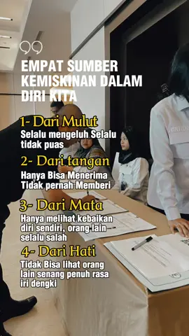 4 SUMBER KEMISKINAN DARI DALAM DIRI KITA