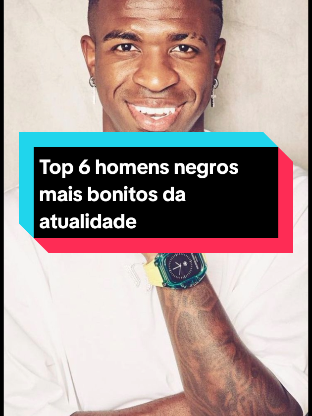 Beleza, talento e atitude! Os 6 homens negros mais bonitos e influentes do mundo 🌍🔥 #BelezaNegra #Top6 #LewisHamilton #MichaelBJordan #vinijr🇧🇷  @leosantana     