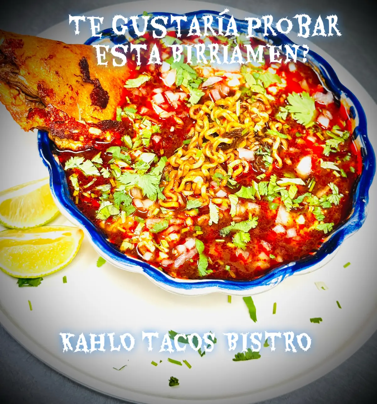 Birria Ramen  #waco ,#bellmead , #texas kahlo tacos bistro 