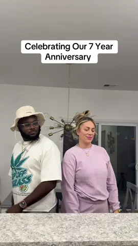 Celebrating Our 7 year anniversary #anniversary #gifts #couples #surprise 