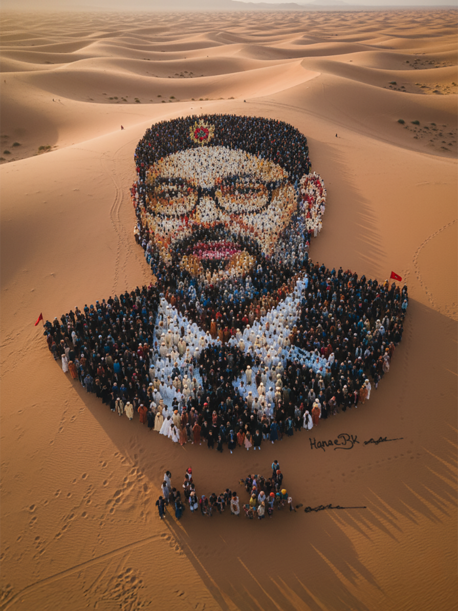 Morocco United 🇲🇦 Drawing by @Hanae Bakali Kasmi  🎨, Video by @tariktaoud 🎥  حب و ولاء 🇲🇦 Morocco United 🇲🇦 From Tangier to Lagouira  . . . . #morocco #Maroc