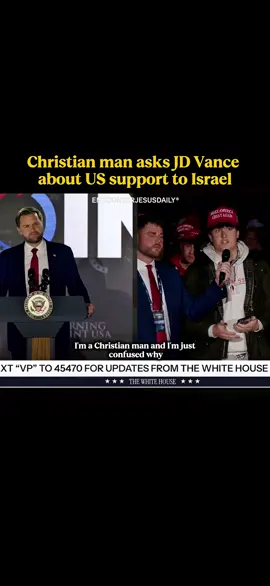 During the last Turning Point event, a Christian man asked J.D. Vance why America continues to pour billions into Israel — a nation that doesn’t share our faith. Vance responded: “Our job is to put America’s interests first. That doesn’t mean we can’t have alliances, but no country should ever come before the American people.” It’s a question that goes deeper than politics — it’s about loyalty, faith, and wisdom. As believers, we’re called to “test everything; hold fast what is good.” (1 Thessalonians 5:21) 💭 Should support for Israel come from prophecy, policy, or principle? #jesus #faith #god #christiantiktok #gospel 