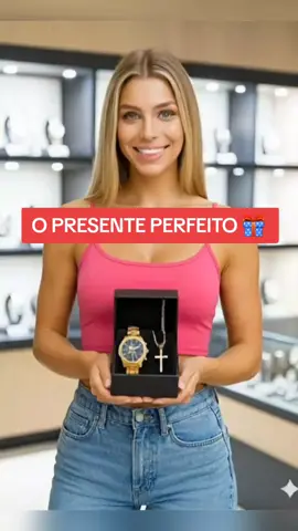 Relógio Masculino Aço Inoxidável com pingente de brinde #relógio #tiktokshop #Black #homem #masculino 