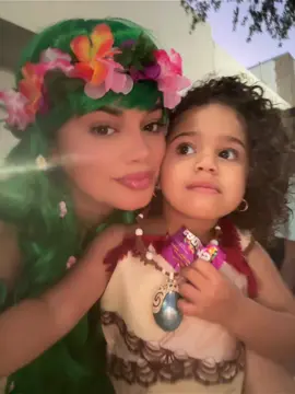 Moana and Te Fiti🌺💚 #halloween #moana #foryou 