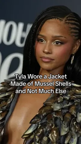@TYLA dove deep for her latest spin on the pirate-inspired trend. For Glamour’s Women of the Year Awards, the star wore a bolero jacket crafted entirely of mussel shells. Tap the link above for every detail of her evening look.