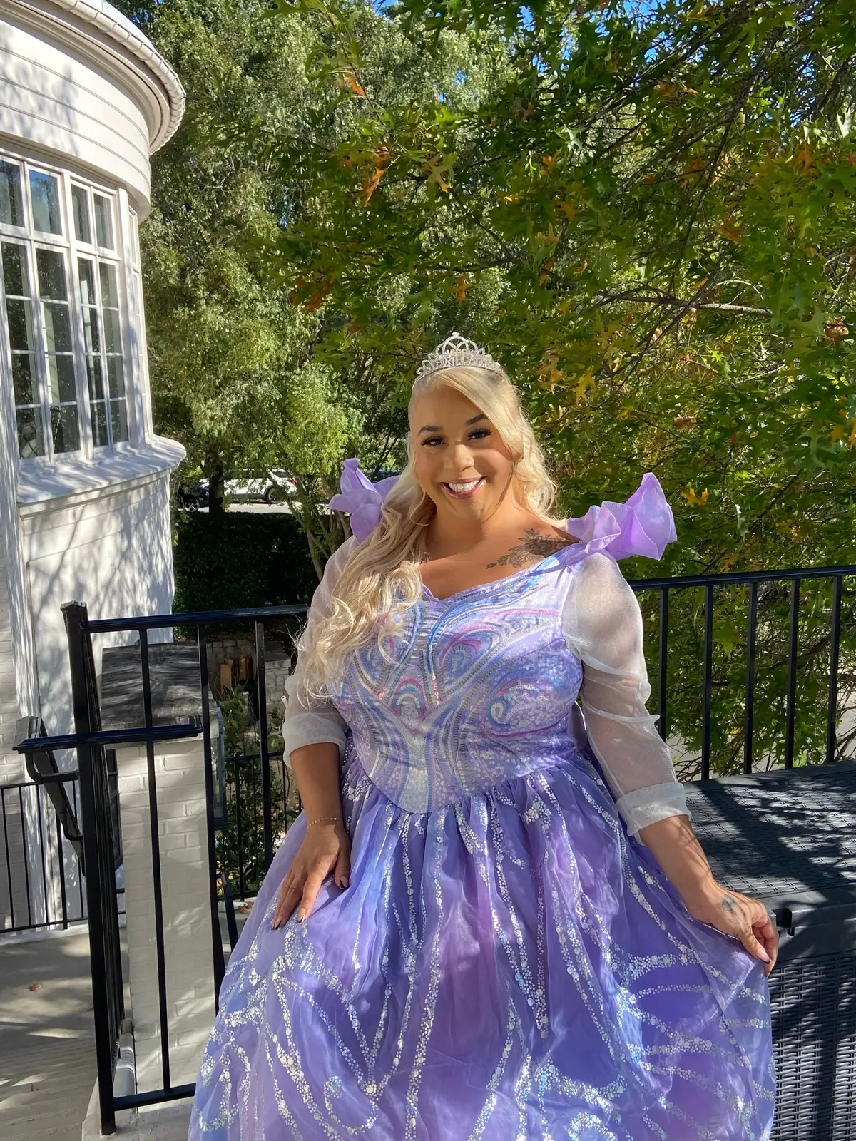 my DIY costume as Glinda do you wanna be popular?  get like me ##wickedmovie