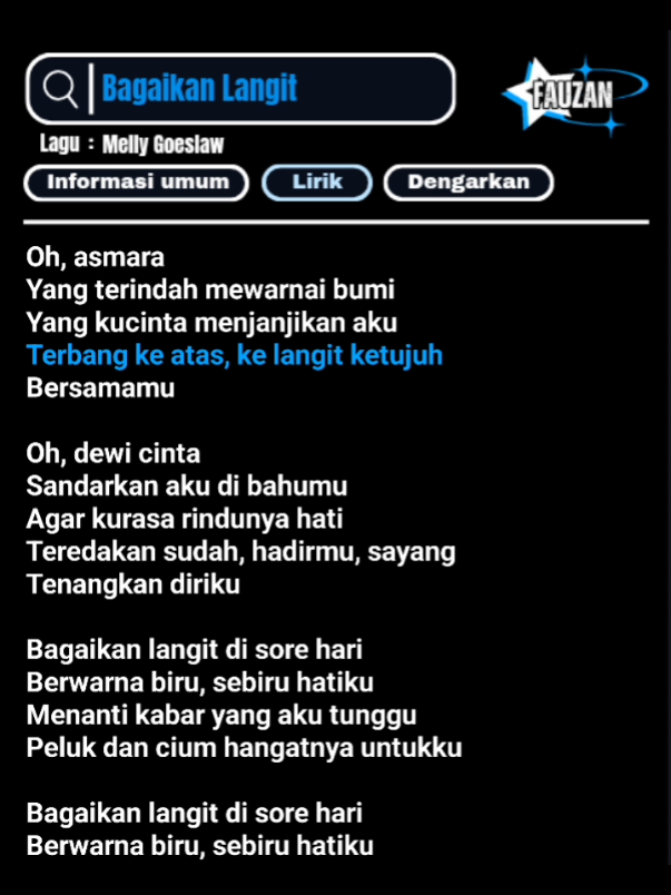 Bagaikan langit  #lagu #laguviral #storylagu #liriklagu #sedangtrending 