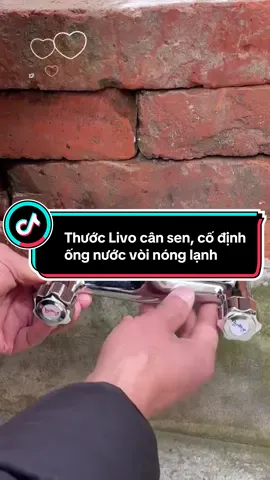Thước Livo cân sen, cố định ống nước vòi nóng lạnh #thuoclivocansen #thuoclivo #thuoccanbangxaydung #xuhuong 