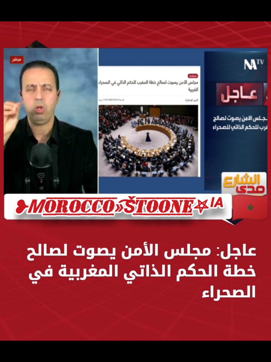 مجلس الأمن يصوت لصالح المغرب #المغرب #الجزائر #تونس #اكسبلور #france 