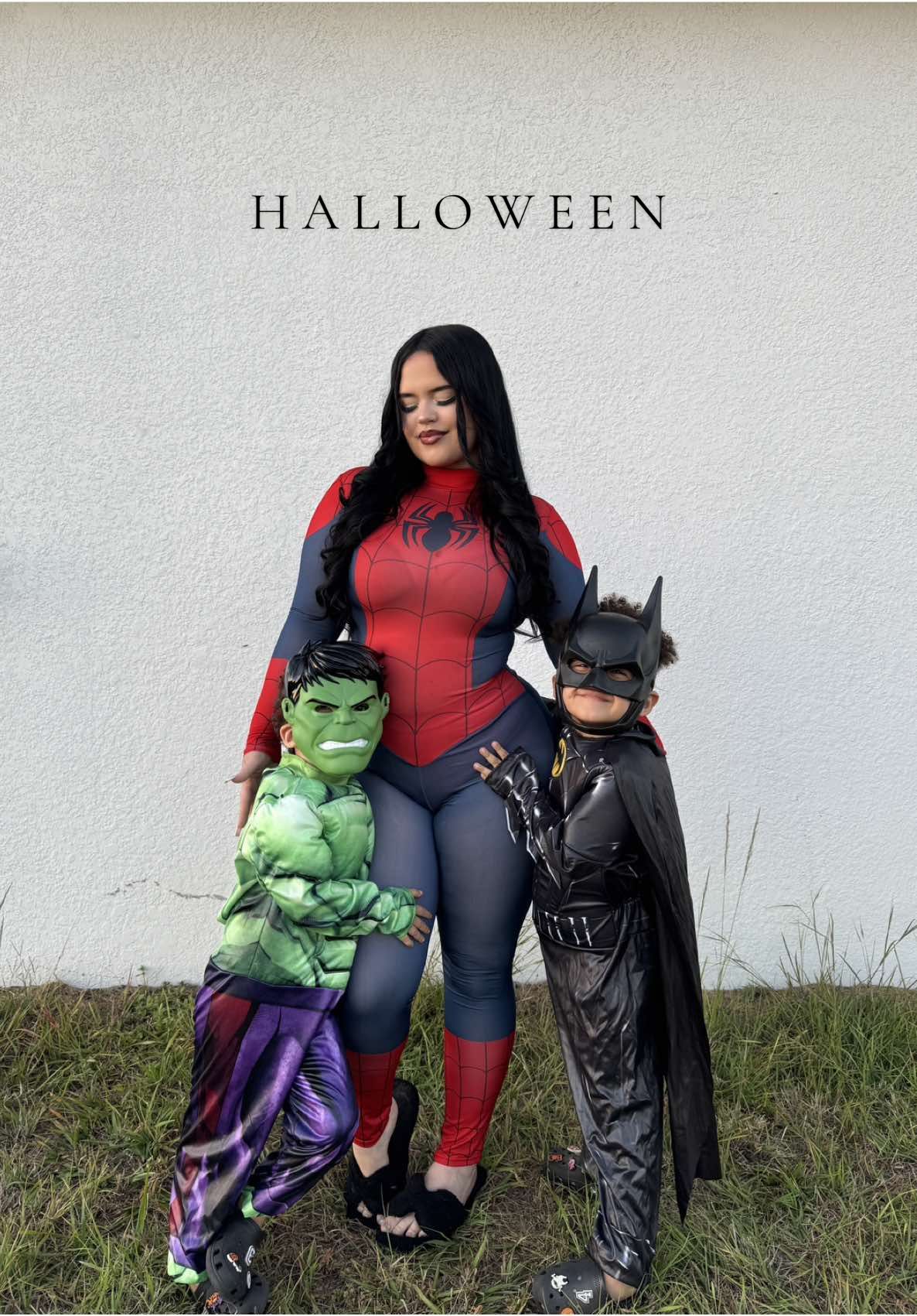 Off to go trick or treating with my fav lil superheroes ❤️  #momlife #happyhalloween #MomsofTikTok #sahmoftiktok #softmomtiktok 