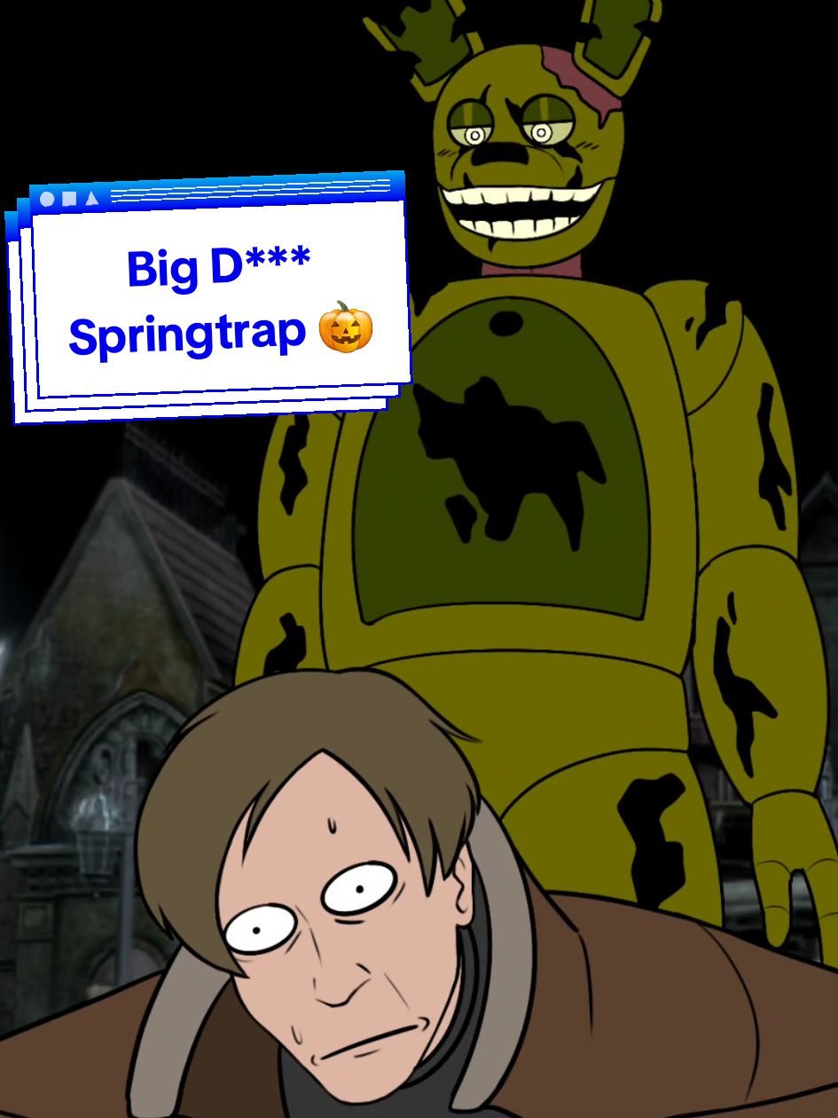 I've waited ALL YEAR to use this sound for Halloween 👹 #fnaf #fivenightsatfreddys #deadbydaylight #dbd #springtrap #williamafton #fyp #foryoupage 