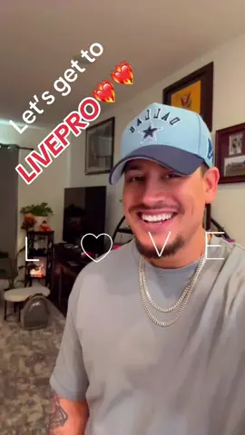 Let’s get to Live Pro!!!! #fyp #livepro #tiktok #Love #motivation 