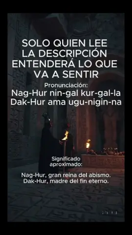 Este ritual proviene de tradiciones sumerias anteriores a la escritura, dedicadas a antiguas deidades de la oscuridad y la muerte. Su propósito es canalizar la energía que domina estas noches y dirigirla hacia el crecimiento interior. Aunque puede usarse todo el año, los siguiente días es cuando más efecto tendrá.  Funciona como un amplificador espiritual: expande la mente, fortalece el alma y potencia cualquier deseo o propósito, sea material o espiritual. Su efecto es constante, pero alcanza su punto más alto durante las noches en que los planos se cruzan. La fuerza de este ritual no depende de símbolos ni herramientas. Depende de tu concentración, de tu voluntad y del uso correcto de la energía que fluye a través de las palabras antiguas. Cómo usarlo Escucha el audio en silencio o repítelo con voz firme. Concéntrate en lo que deseas lograr: claridad, poder, amor, justicia o abundancia. Puedes hacerlo mientras meditas o mientras visualizas tu meta con los ojos abiertos. Cada repetición acumula energía. Al finalizar, guarda silencio y mantente en calma unos instantes para permitir que la energía se asiente. Este ritual abre la mente, despierta la voluntad y refuerza la conexión entre el cuerpo, el alma y el plano espiritual. Es usado para encontrar oportunidades, superar bloqueos y atraer circunstancias favorables en momentos decisivos. Advertencia: Puede incomodar al inicio si es demasiado intenso para ti, si no puedes soportarlo, no insistas.  Si estás leyendo esto, no es casualidad. Solo algunos reciben el impulso de probar un conocimiento así. Este ritual existe desde tiempos donde el lenguaje era poder y cada palabra tenía peso. Practícalo con intención clara y la energía antigua responderá. #ocultismo #magia #esoterismo #brujeria