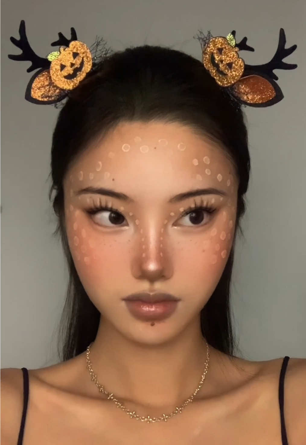 Part 26 | 🎃🦌🎃🦌🎃Happy Halloween! #makeup #makeuplook #halloweenmakeup #bambimakeup #deermakeup 