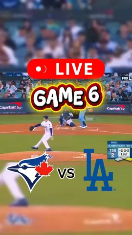Blue jays vs Dodgers live game today Toronto Blue jays VS Los Angeles Dodgers LIVE  GAME 6 world series #bluejays #MLB #dodgers #WorldSeries #baseball #bluejaysvsdodgers .
