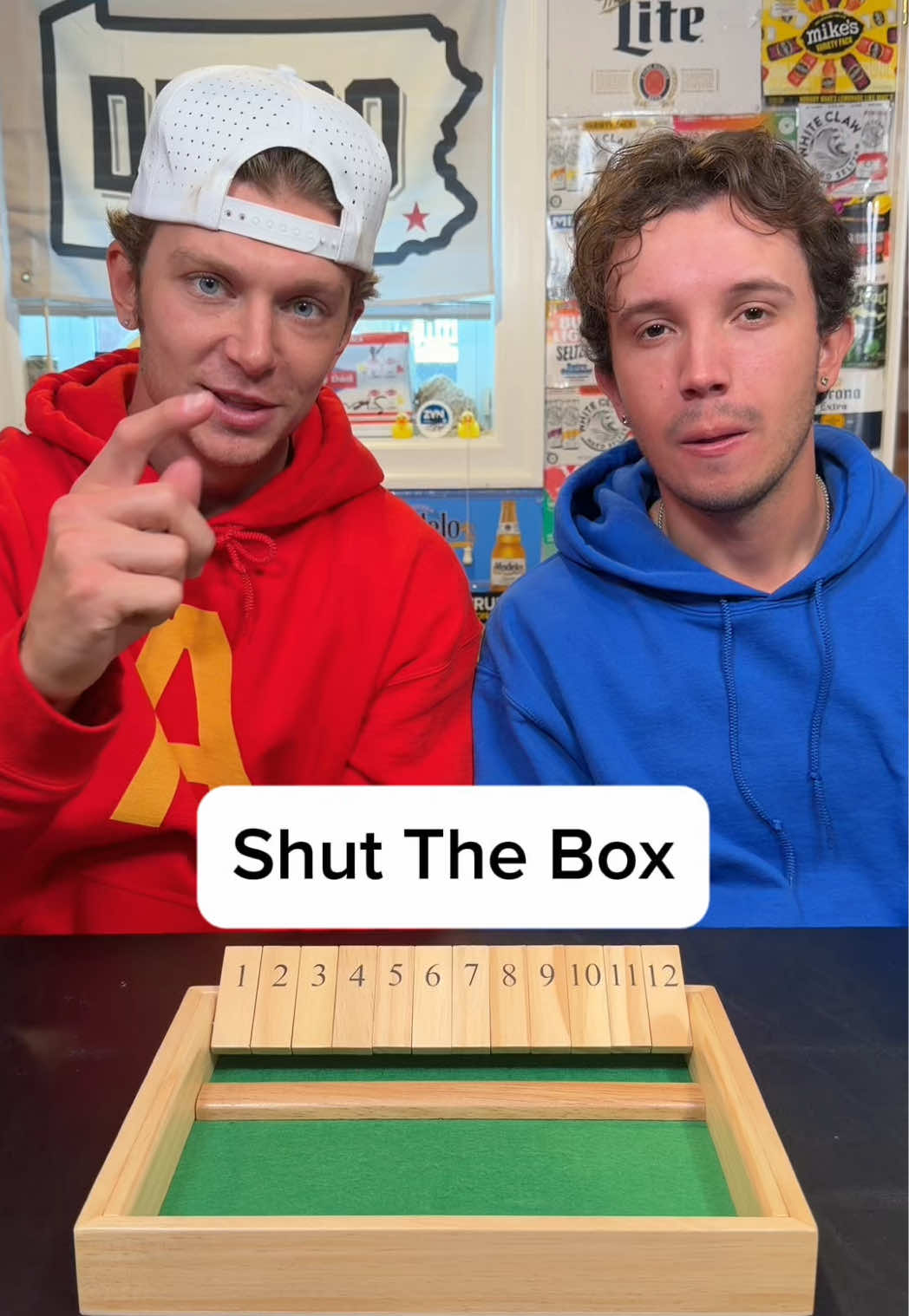 Shut The Box #shutthebox #boardgames #boardgametok #highlandbros #fyp 