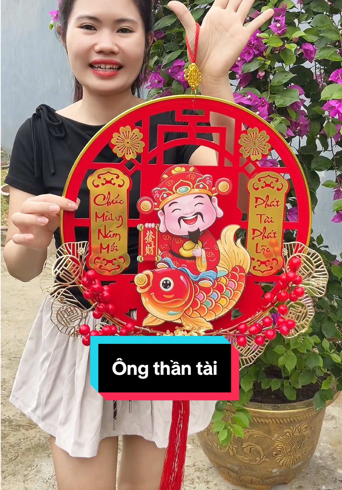 Ông thần tài cưỡi cá chép vàng trang trí Tết 2026 #buithituoi1197 #ongthantaitrangtritet #ongthantaicuoicachep #ongthantai 