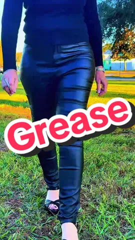 When the ‘sweet girl’ shows up looking like the plot twist of your life 😳🔥 @Chelle aka Mrs Guru  #Grease  #DannyandSandy #HusbandWife #IconicMoment #GlowUpGoals 