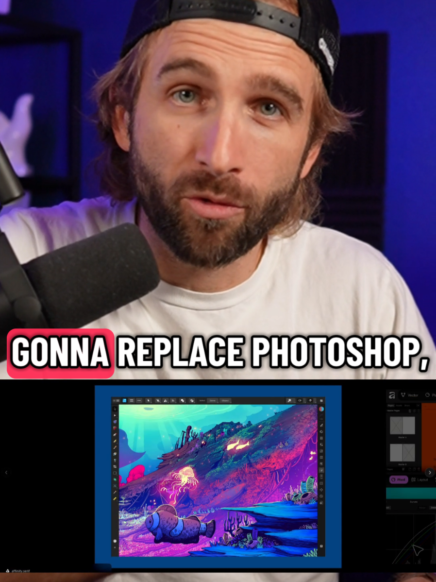 Canva just released Affinity and this could mean the end for Adobe.  It's an incredible tool and 100% free for forever.  #adobe #canva #affinity #adobevscanva