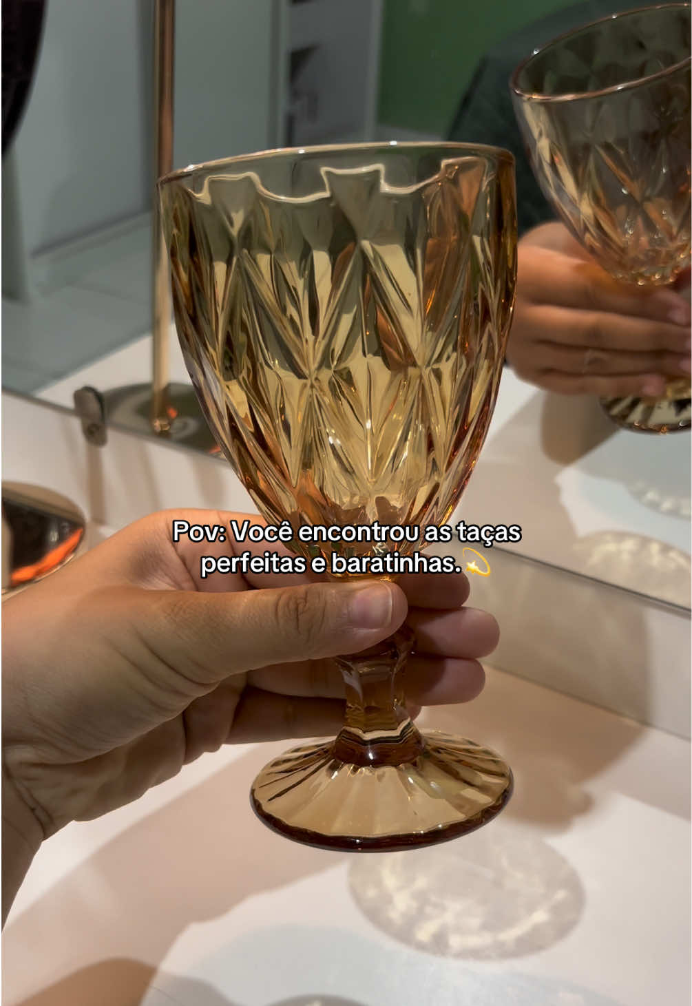 40 reais nesse kit de taças perfeitoooo! #achadinhos #tiktokshop #taças #vinho #achadinhosshopee 
