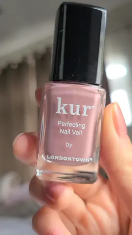these make my nail look so cute, you can add layers to build up your desired opacity 🩷  #nailveil #kurnail ##londontown #londontownnailpolish  @LondontownUSA 