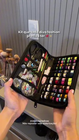 Amooo!! Já quero sair costurando TUDO hahah 🫶deixei o link no vídeo  #costura #fashion #moda #costurar #kitcostura Kit de costura completo no tiktok shop 