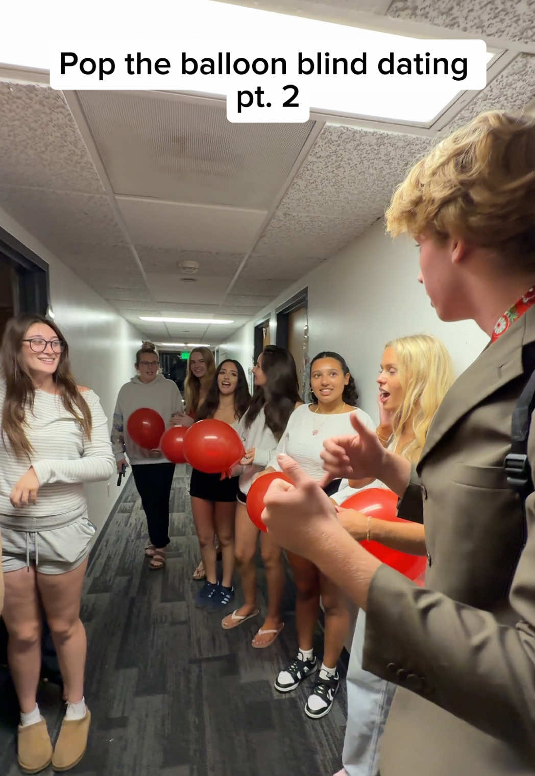 Pop the balloon blind dating pt. 2 #fyp #viral #funny 