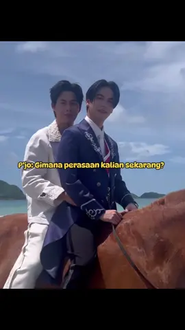 Pertama kali naik kuda langsung berdua ya 😘 #winynny #satangks #winnysatang #fyp 