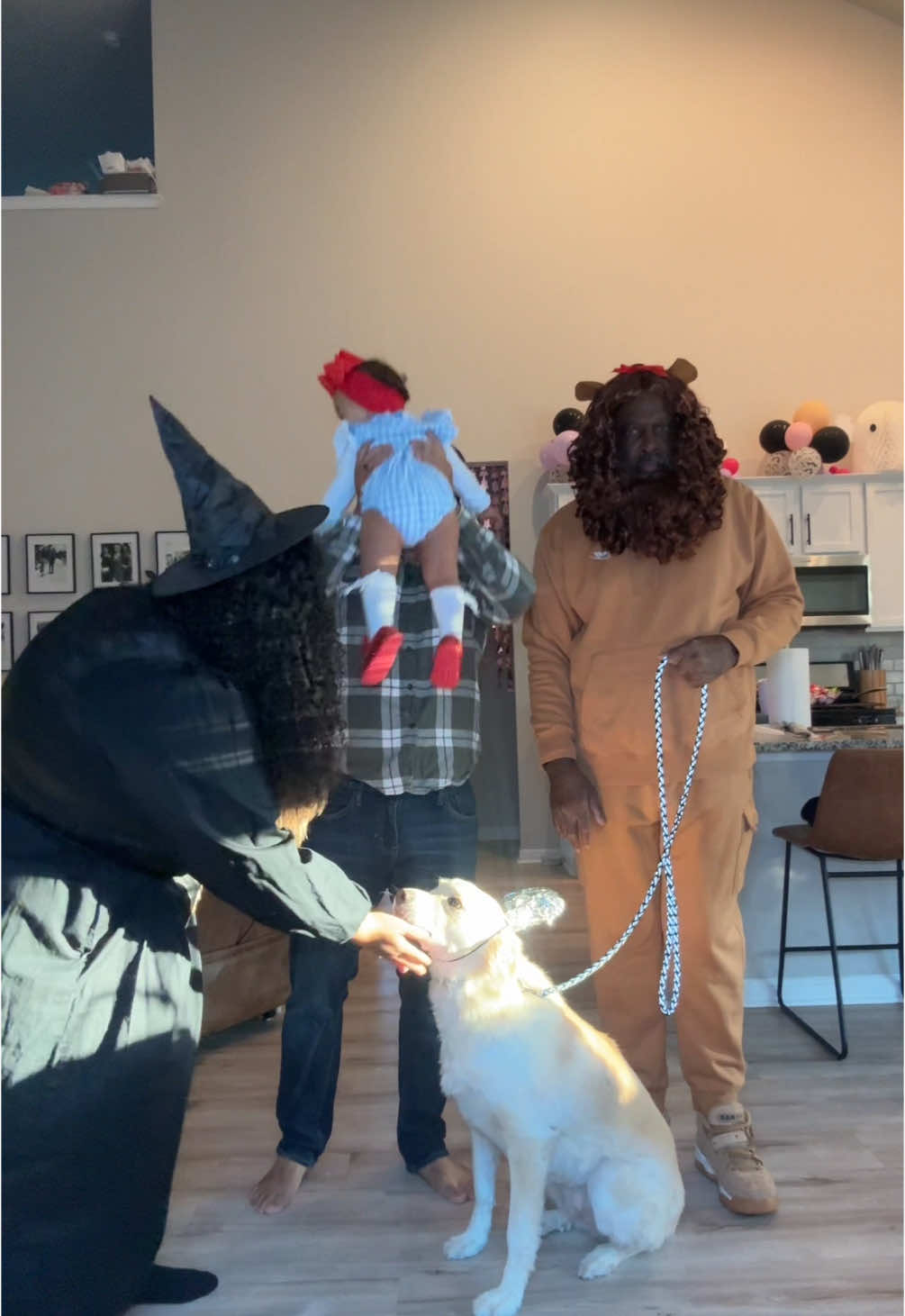 Happy Halloween from Dorthy the Lion, Scarecrow, Wicked Witch, Tin Man and Toto ✨##happyhalloween