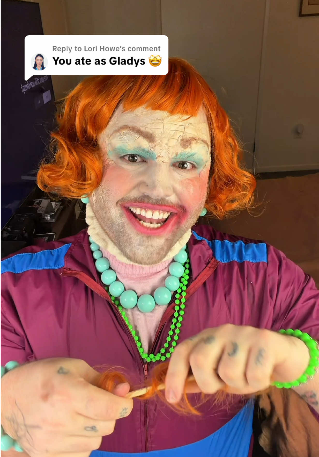 Replying to @Lori Howe happy halloween from aunt gladys 