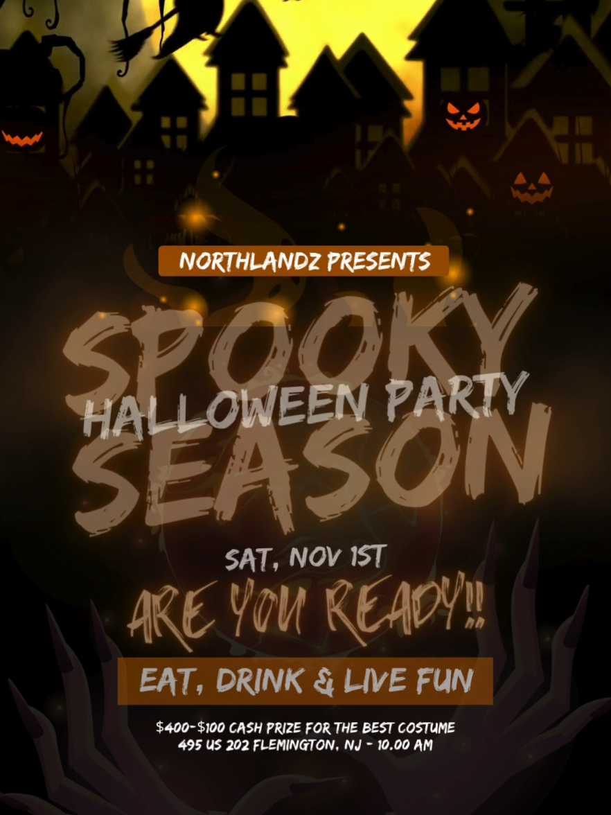 🎃👻 Ready for Tomorrow’s Halloween Party at Northlandz! 🕸️🦇 Costumes, candy, spooky vibes & endless fun — it’s going to be a night to remember! 🧙‍♀️🕷️ Who’s joining us for the spookiest celebration of the year? 🎢💀 #Northlandz #HalloweenParty #SpookySeason #ThingstodoinNJ #FamilyFun 