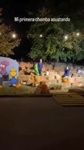Mi primera chamba asustando 😆 