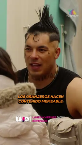 La verdadera máquina de chambeo. 😎 Siempre tendrán puro clip y memes de calidad. 💪🏼✨⁣ ⁣ Lunes a viernes 9:00 p.m. por #AztecaUNO.⁣ Domingo La Gala 8:00 p.m. por Azteca UNO.⁣ 🌾 #LaGranjaVIP transmisión 24/7 en #DisneyPlus experiencia completa.