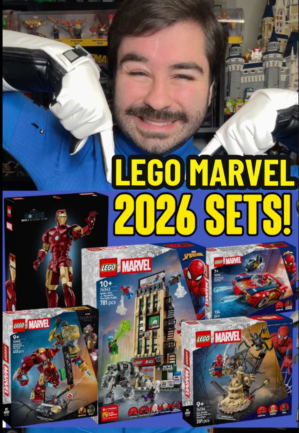 FIRST LOOK: LEGO Marvel 2026 Sets officially revealed! 🤯🎉 Which of these are YOU planning on picking up in January? 👀 #lego #legomarvel #marvel #mcu #spiderman 